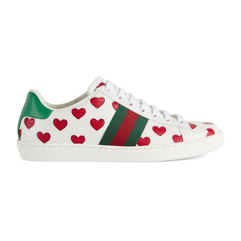 gucci fake not sneakers|gucci heart ace sneakers.